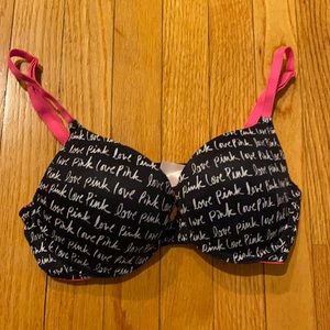 Pink Victoria’s Secret bra